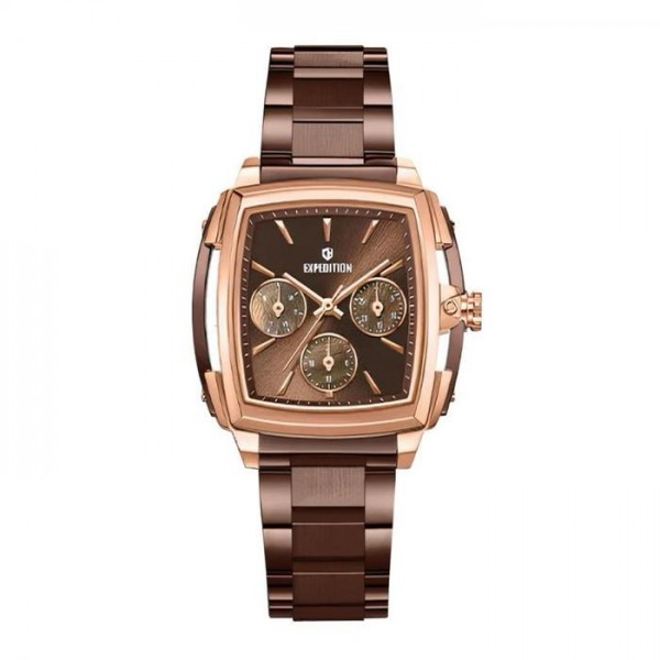 Expedition 3008 Rosegold Brown Steel Lady New BFBROBO Expedition 3008 Rosegold Brown Steel Lady New BFBROBO